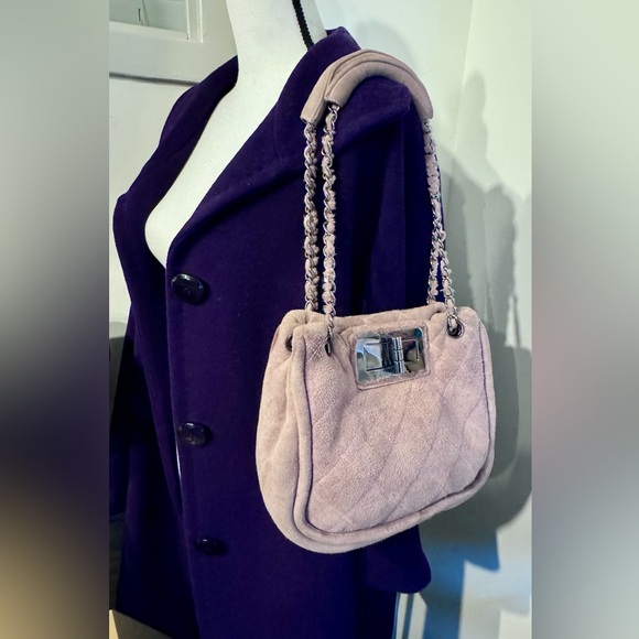 CHANEL Shearling Quilted Mademoiselle Tote - Picture 14 of 15